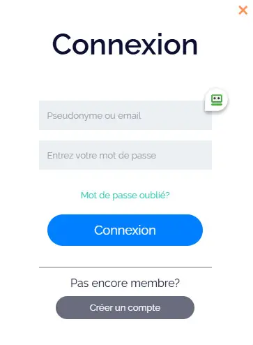 Connexion des membres du Bitkingz Casino