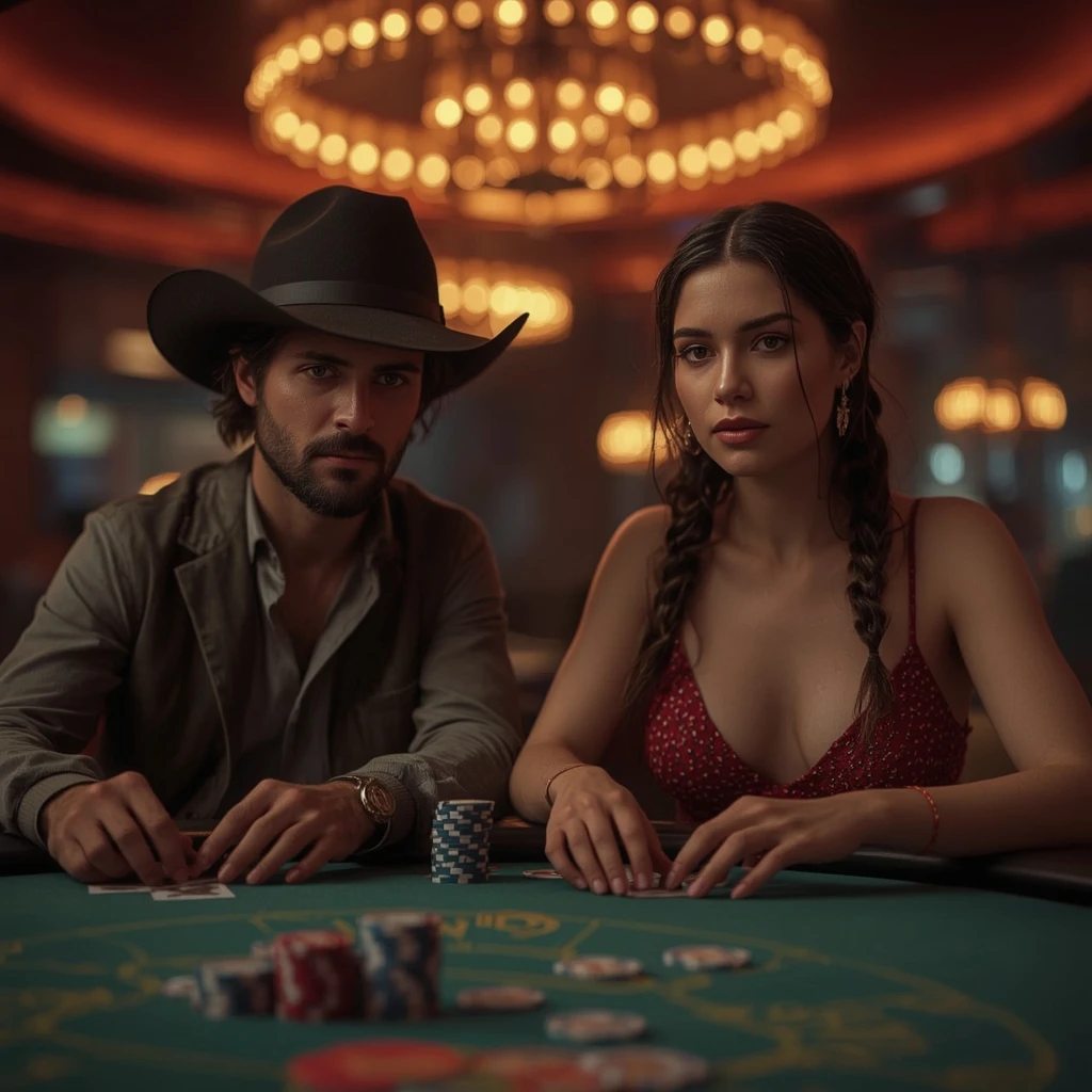 photo de deux joueurs de poker BITKINGZ CASINO